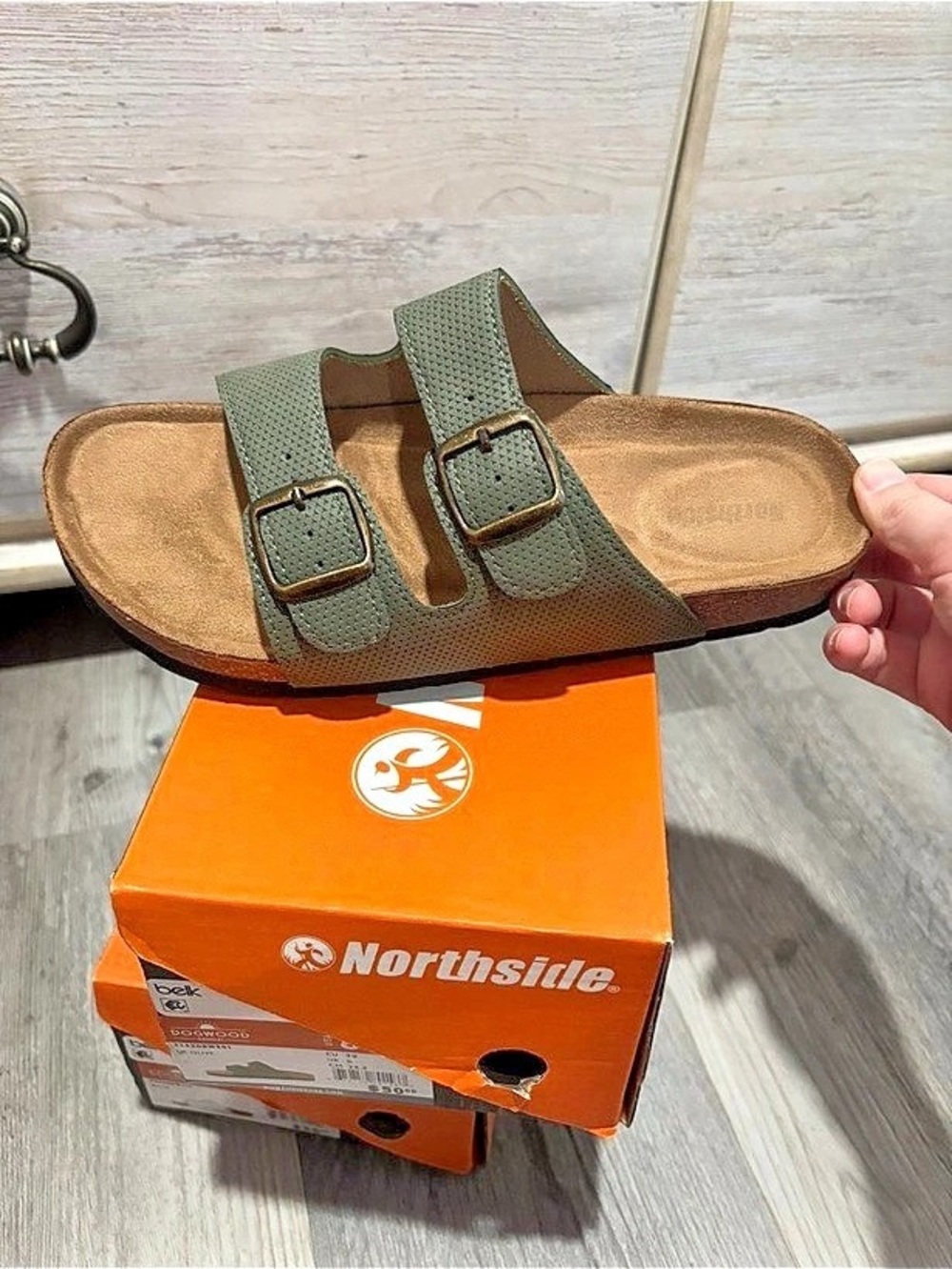 Northside Mariani II Sandal Men's Green & Brown Sandals